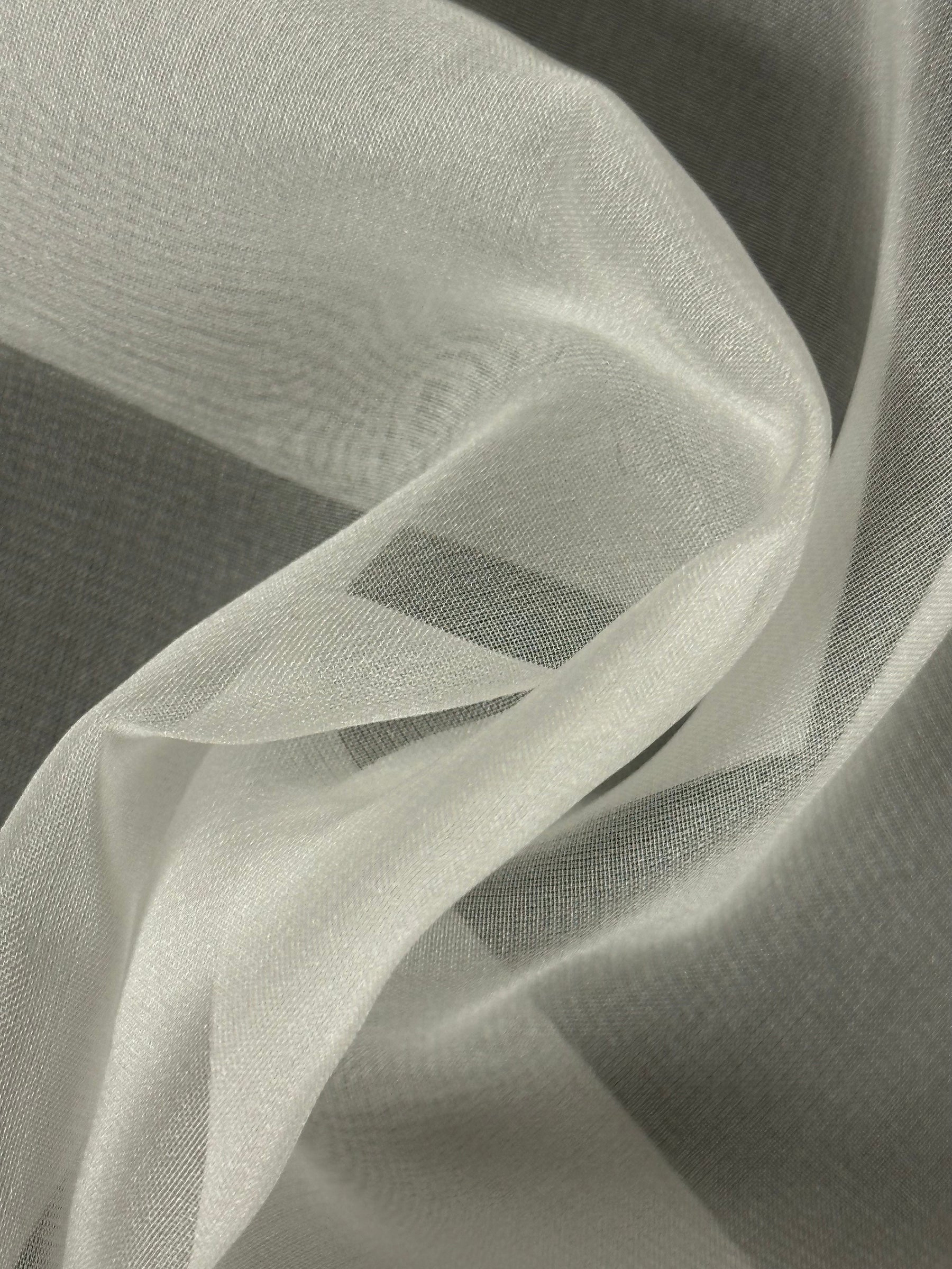 Mousseline de polyester ivoire - Danse