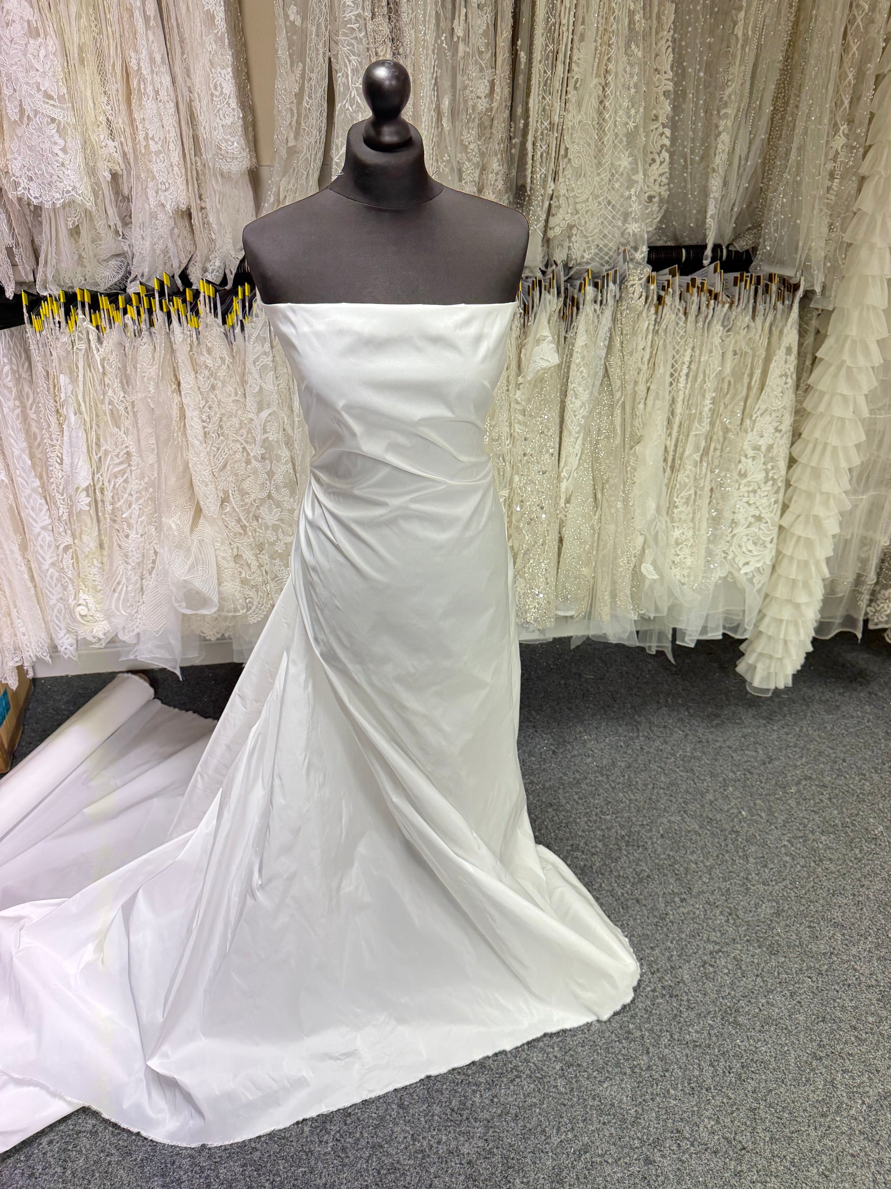 White Polyester Taffeta - Ramsay