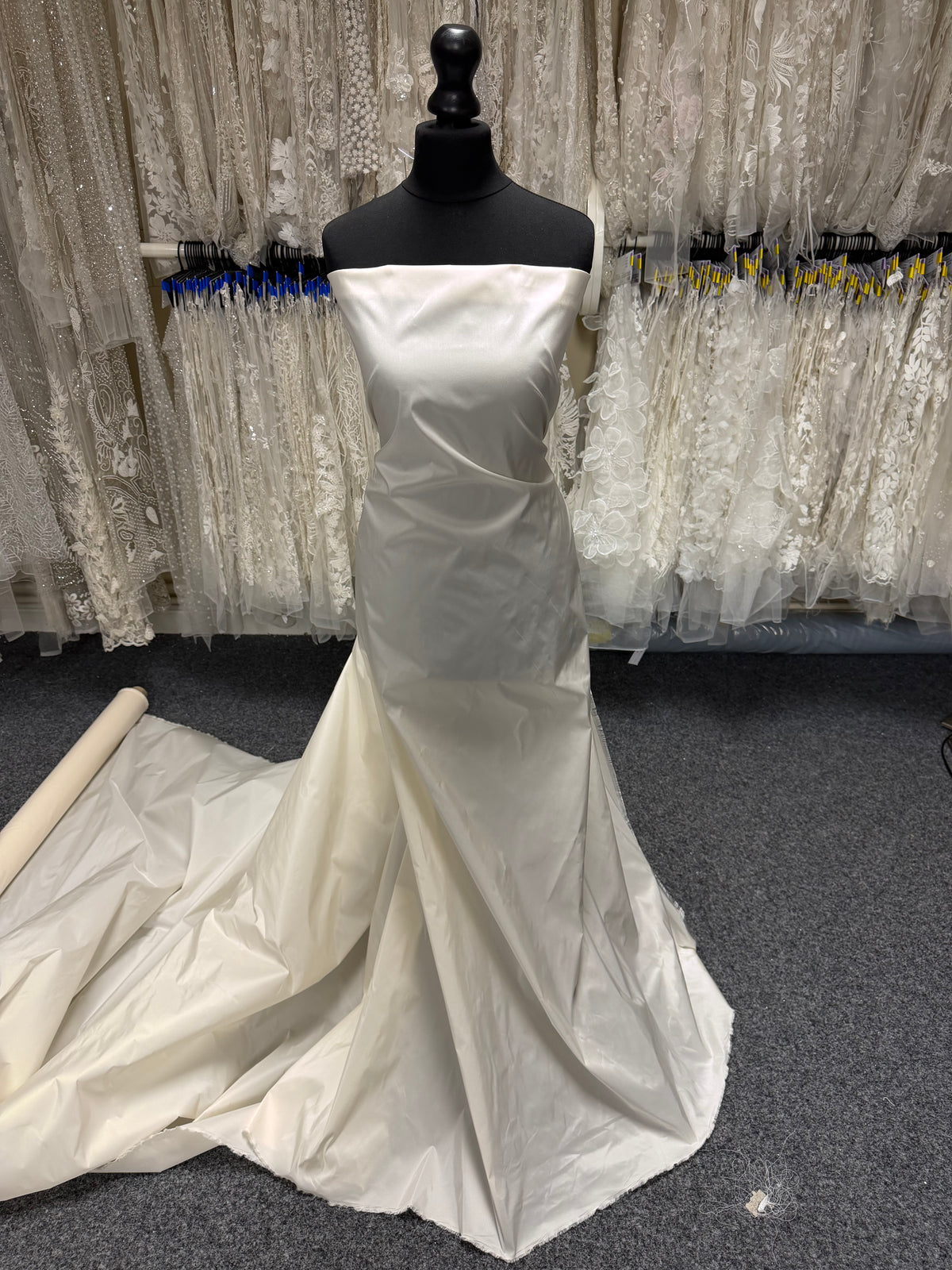 Ivory Polyester Taffeta - Ramsay