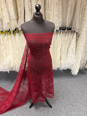 Wine Corded Lace - Mendap