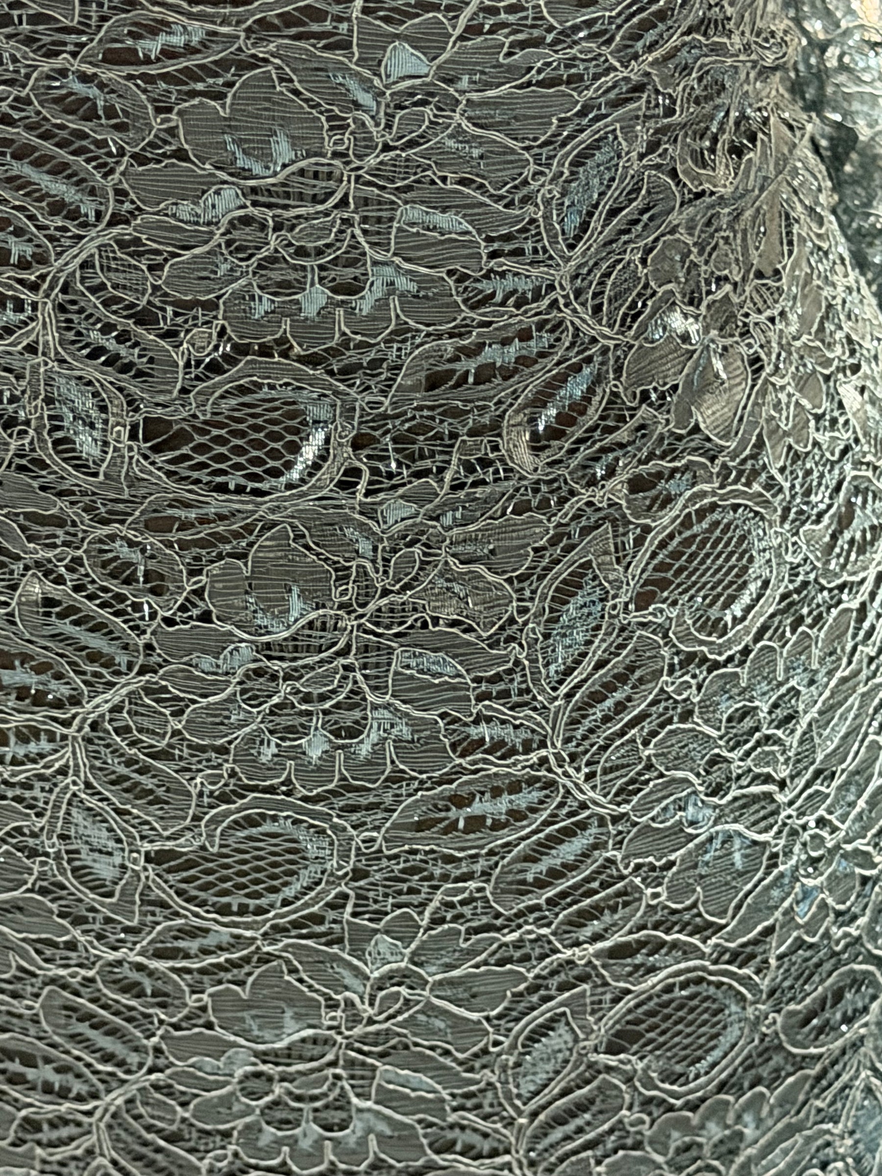 Bottle Green Corded Lace - Mendap