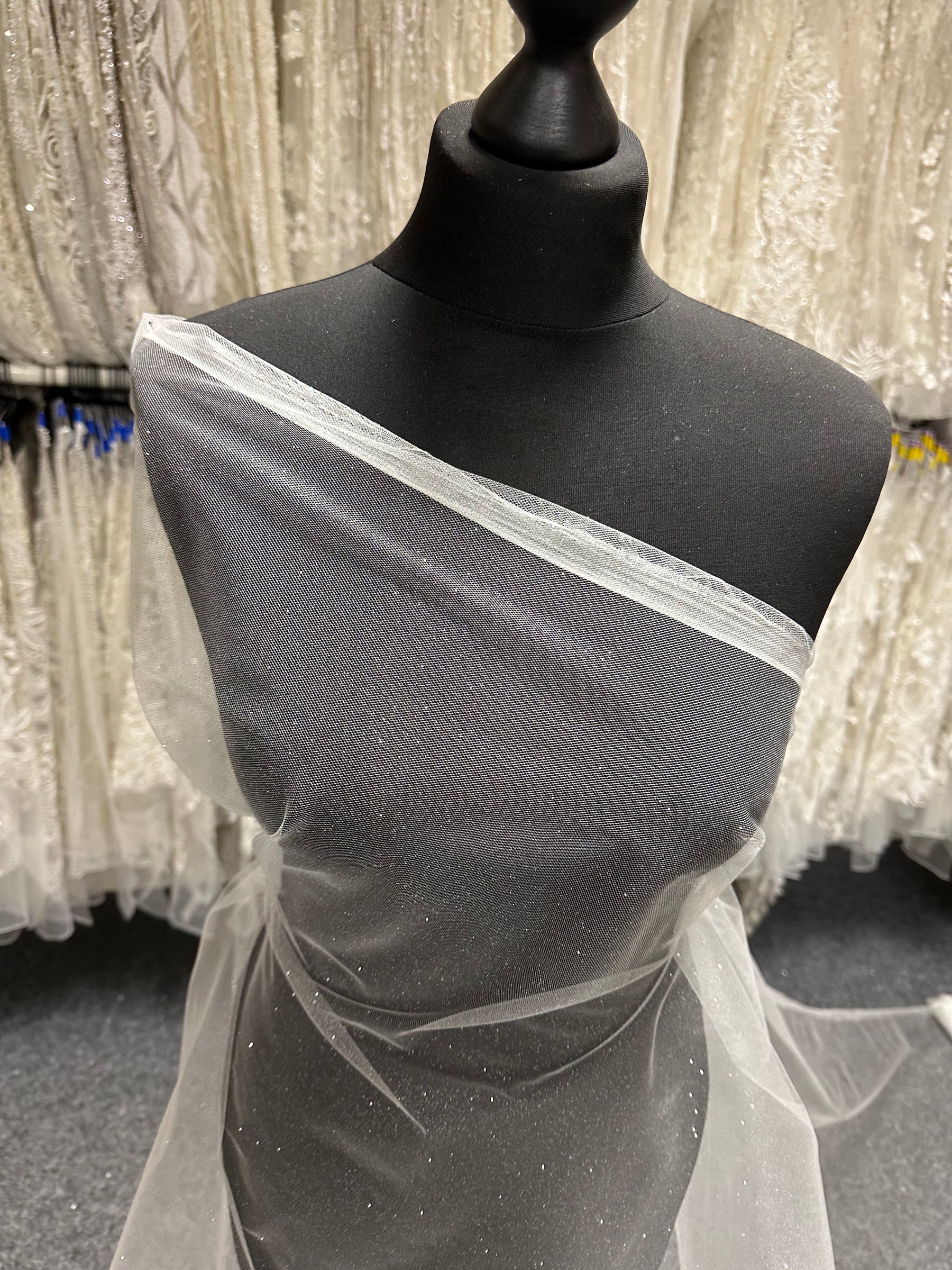 Tulle pailleté ivoire - Scalaway