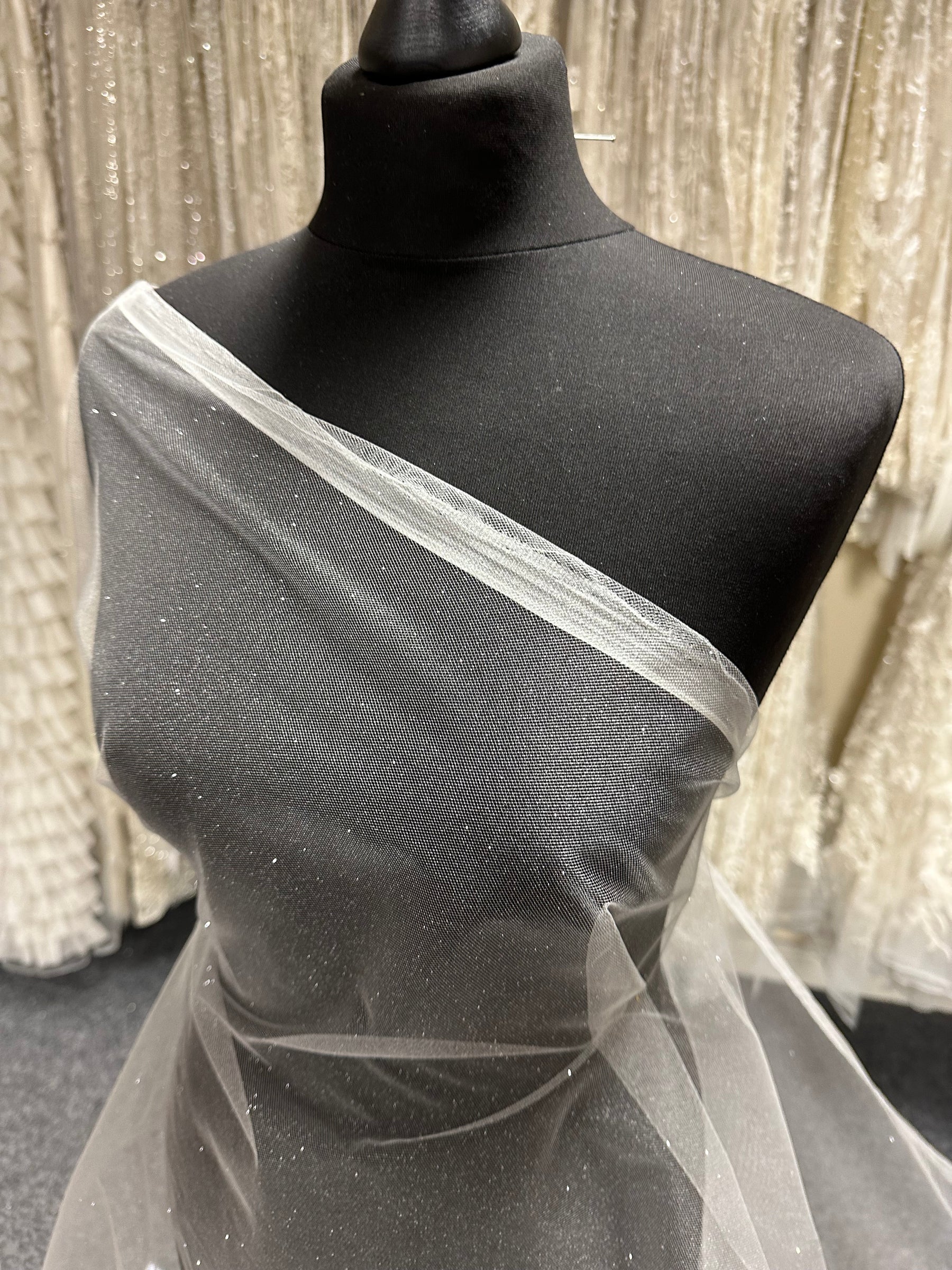 Tulle pailleté ivoire - Scalaway