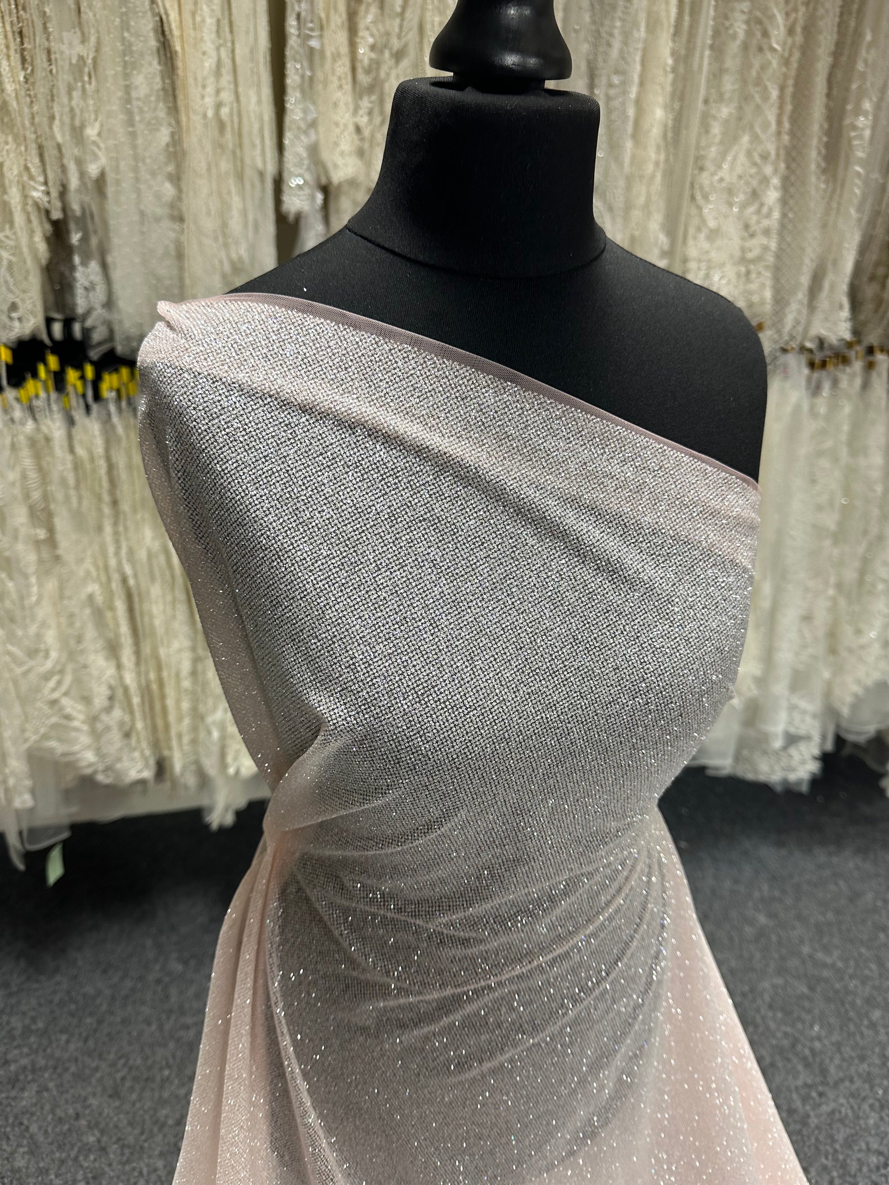 Tulle nu pailleté - Brillant