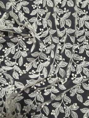 Dentelle brodée ivoire - EB5050