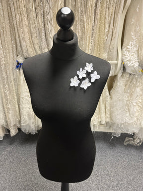 Fleurs blanches à 5 pétales - MM0030 (Sachet de 144)