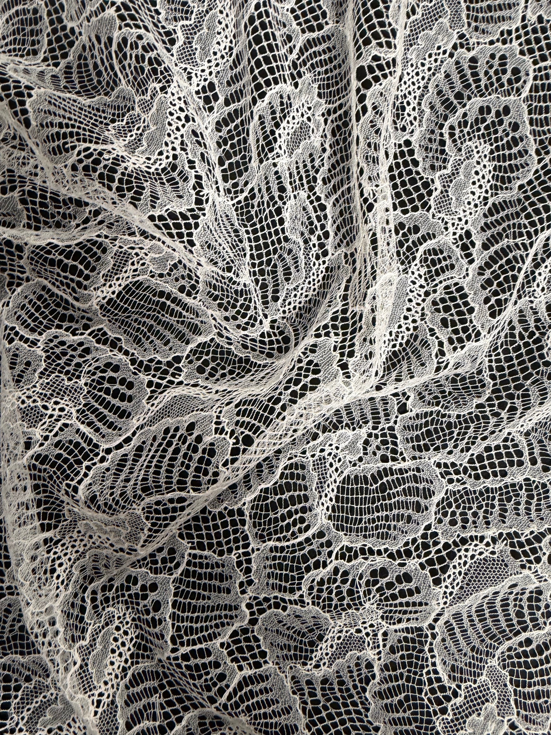 Dentelle française ivoire - LA2014