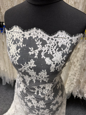Dentelle ivoire française - LA2011
