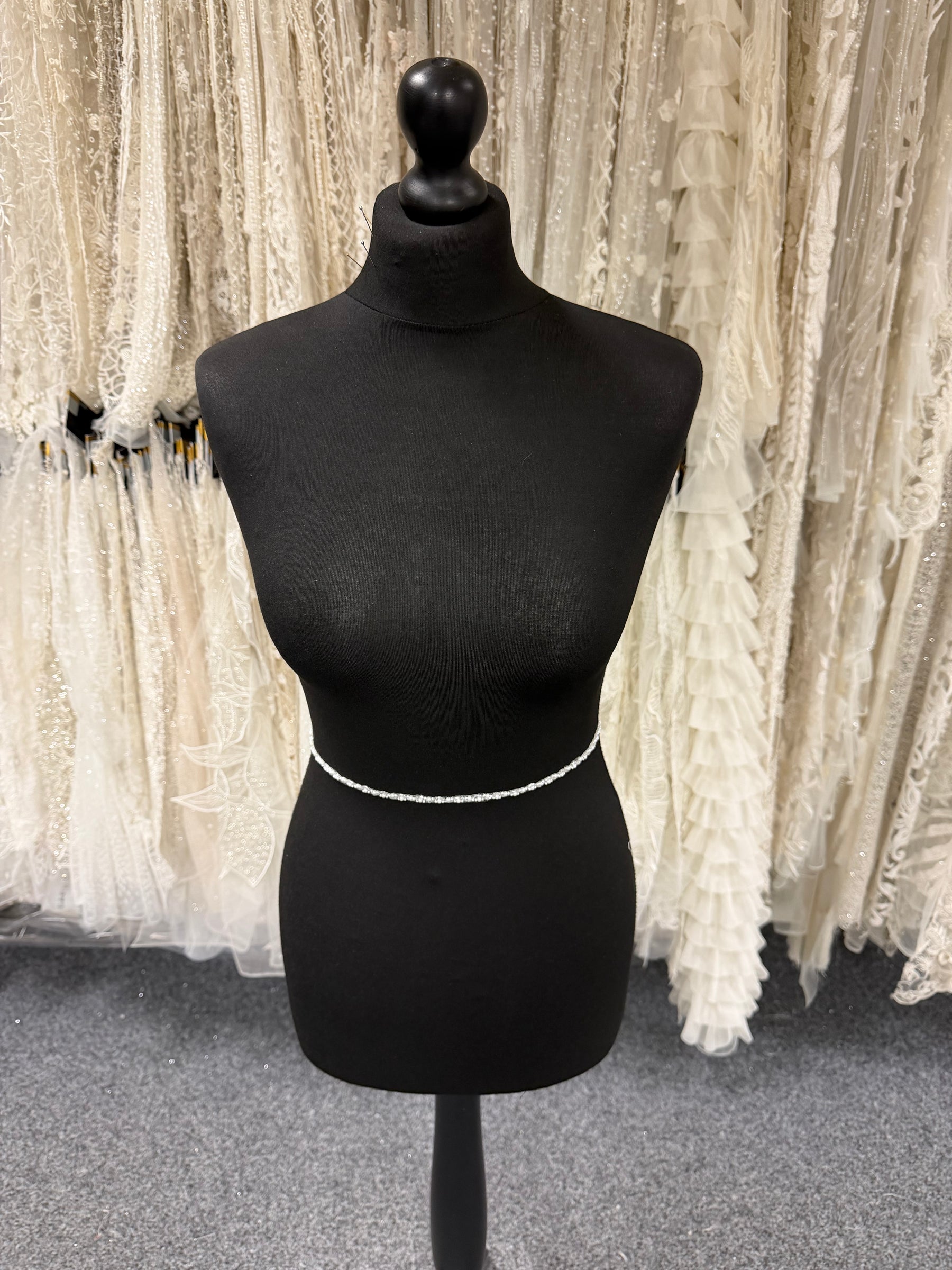 Ivory Beaded Dress Trim - EH2039
