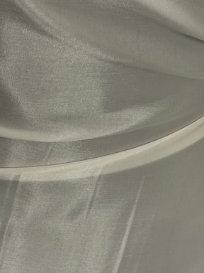 Tissu satiné acétate ivoire de luxe - Capri (CF)