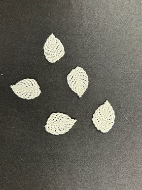 Ivory Embroidered Leaves - MM006