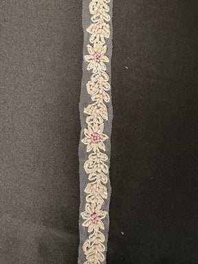 Bordure perlée rose - EH2026
