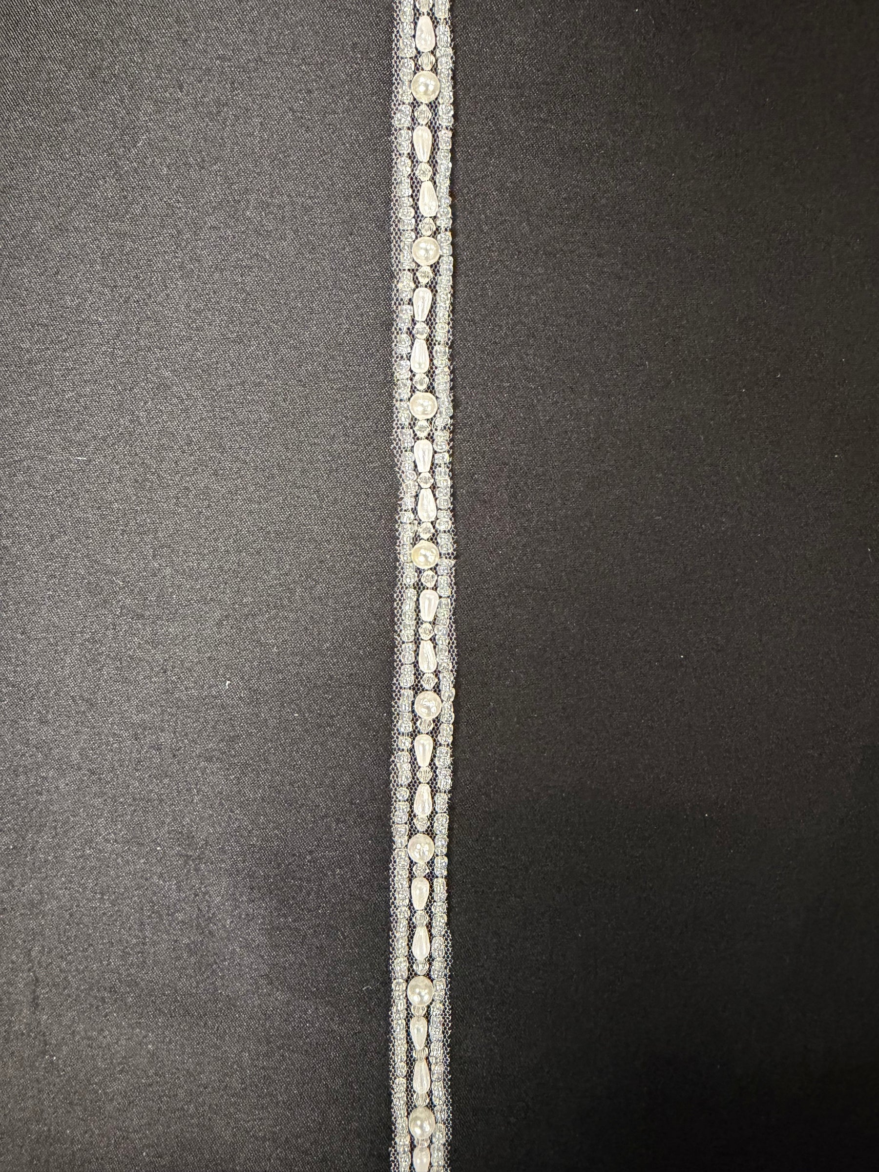 Bordure perlée ivoire - EH2024