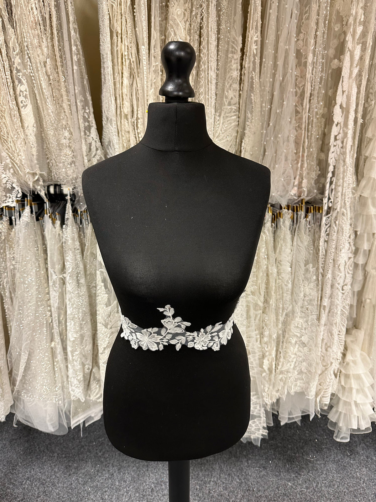 Bordure florale ivoire - EF4024