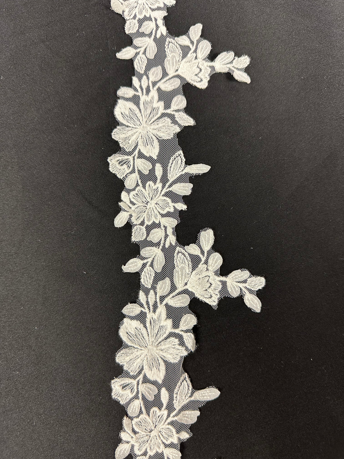 Bordure florale ivoire - EF4024