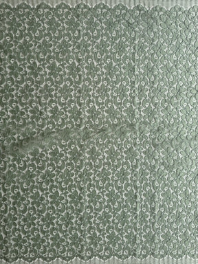 Dentelle française cordée vert péridot - LA4008