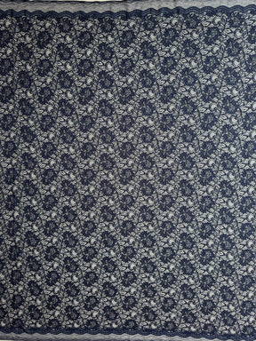 Dentelle cordée bleu arabe - Tocca