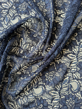 Dentelle cordée bleu arabe - Tocca