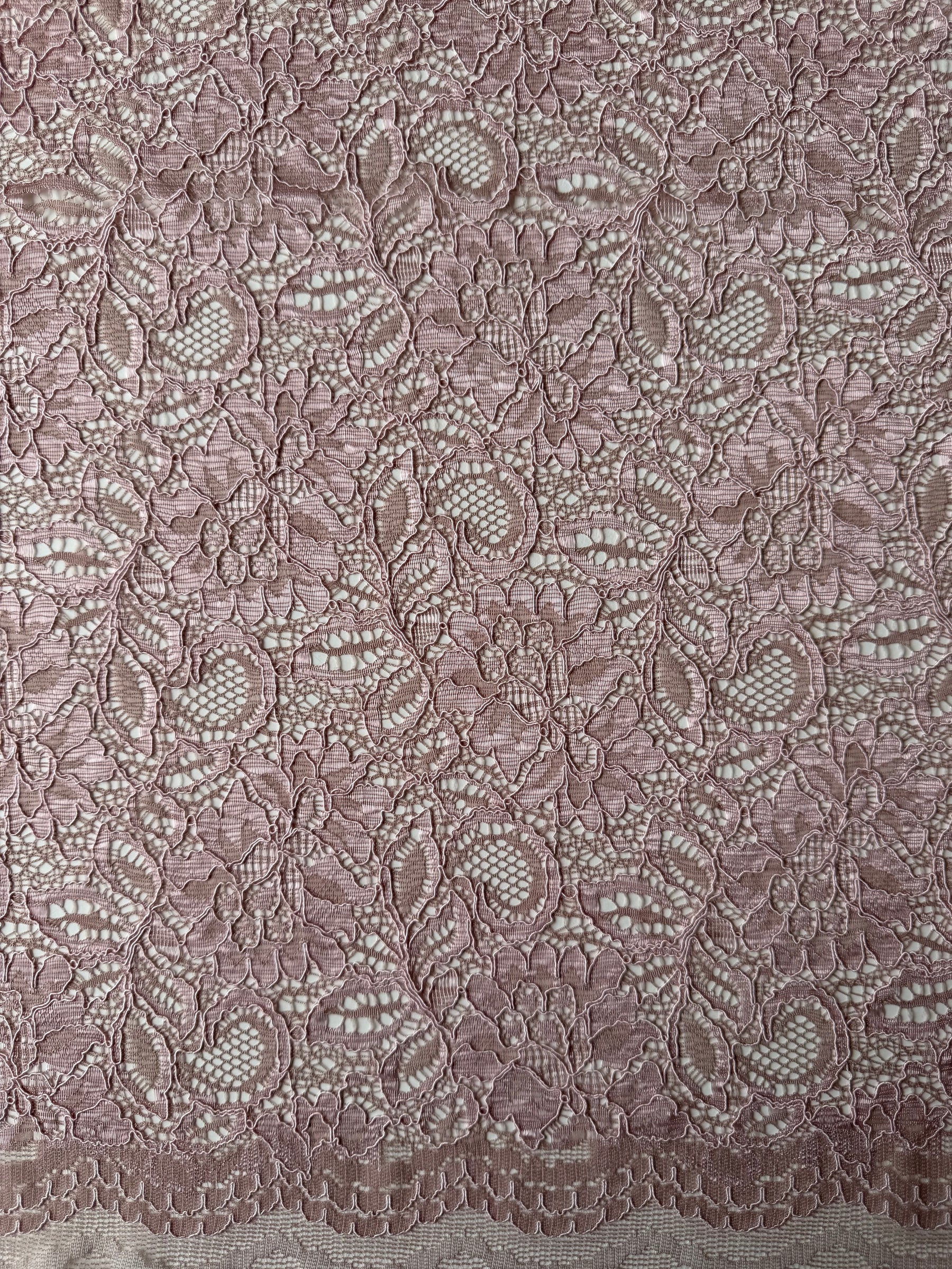 Dentelle rose cordée - Tocca