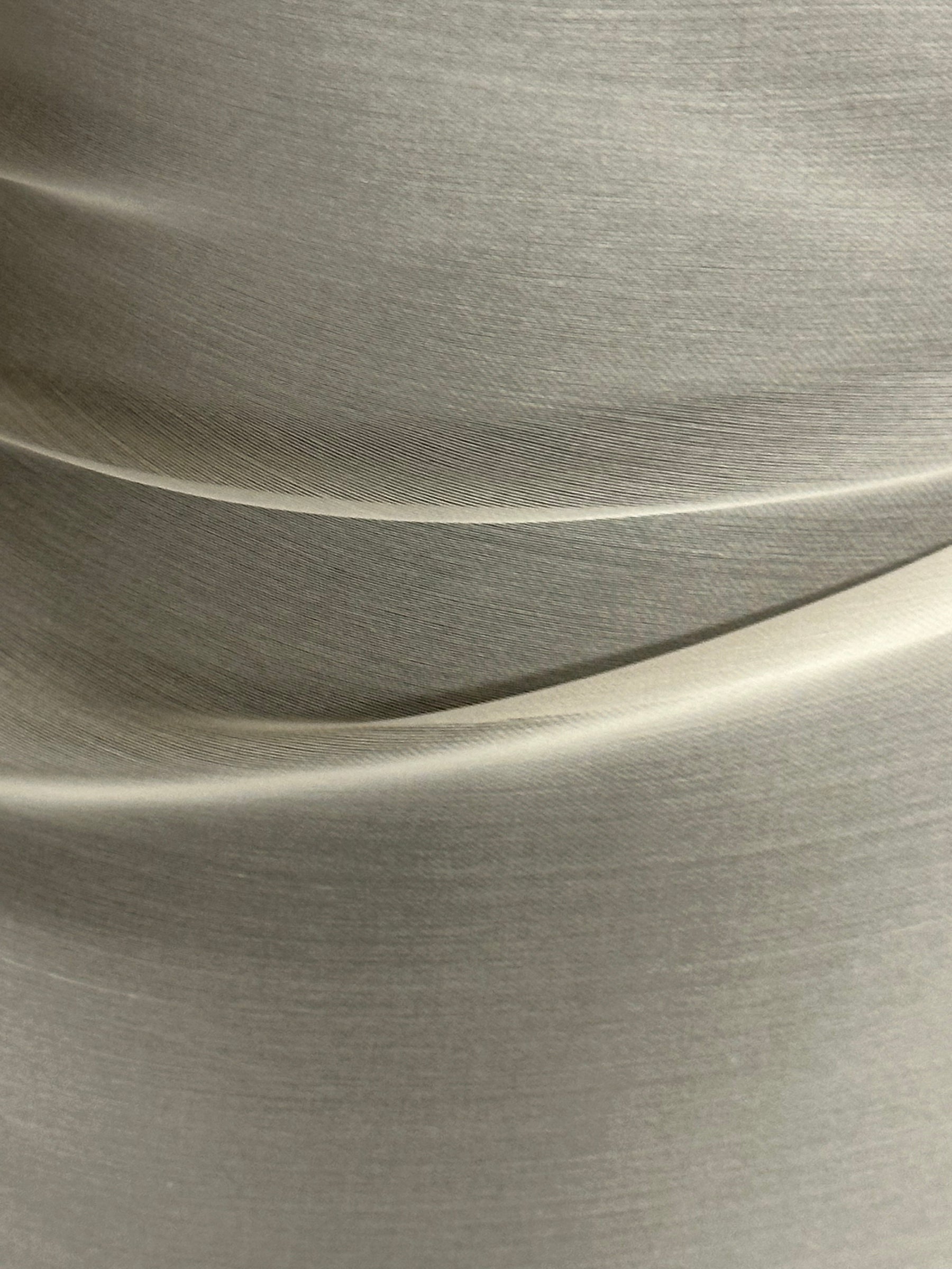 Organza de satin de soie ivoire - P771