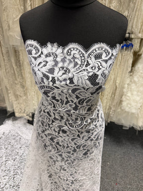 Dentelle Cordonnée Blanche - LA7014