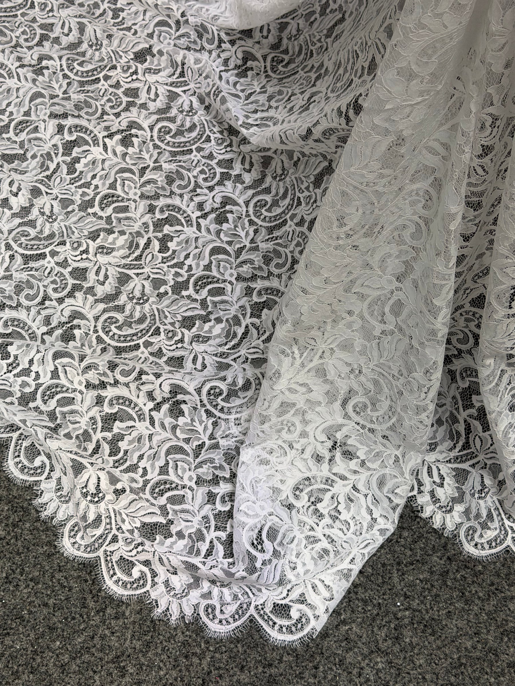 Dentelle Cordonnée Blanche - LA7014