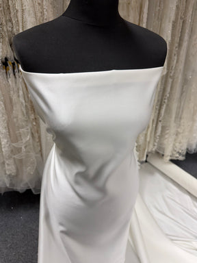 Satin duchesse écologique ivoire S - PB1011