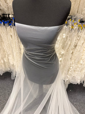 Tulle recyclé ivoire - TU0056