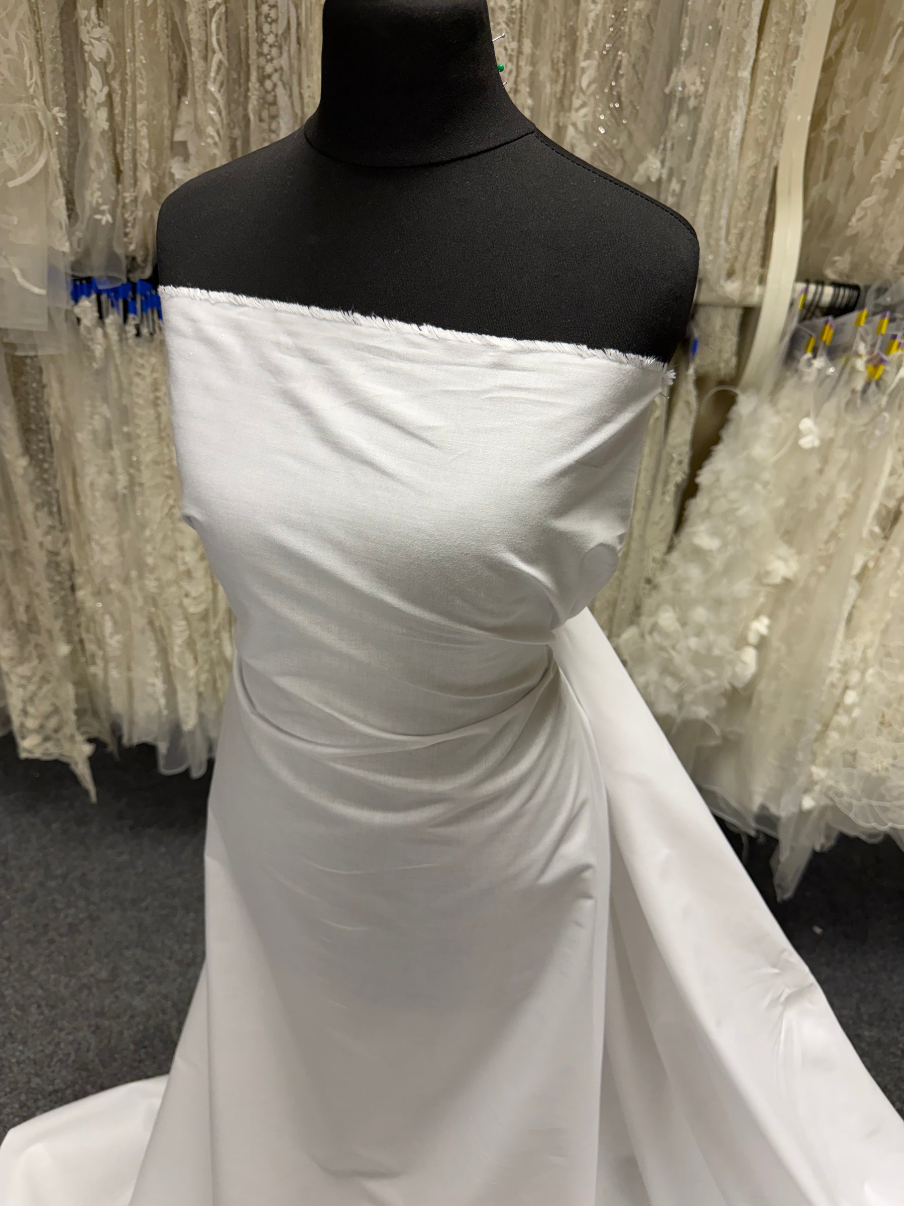 Coton calicot blanc écru - P154