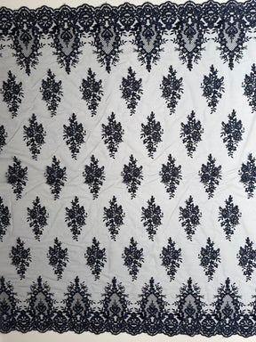 Dentelle Cordonnée Marine - LA7009