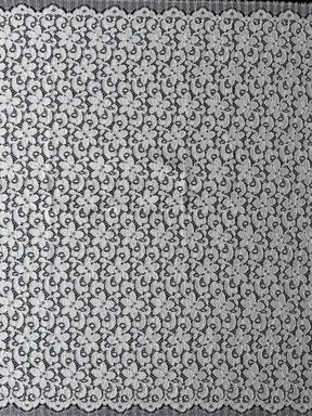 Dentelle française festonnée ivoire - LA4008