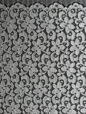 Dentelle française festonnée ivoire - LA4008