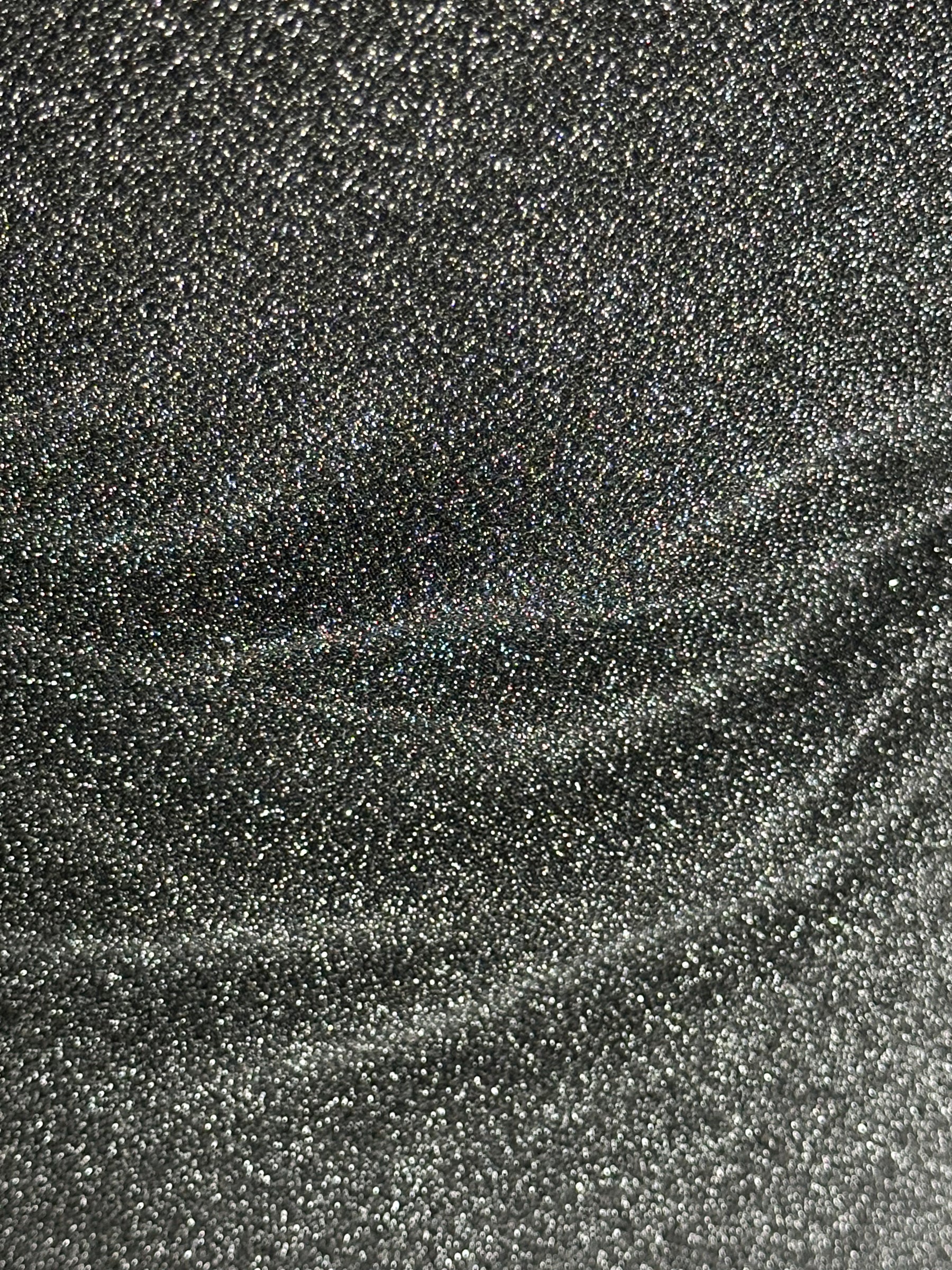 Tricot noir pailleté avec des paillettes argentées - Fantôme