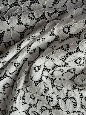 Dentelle française festonnée ivoire - LA4008