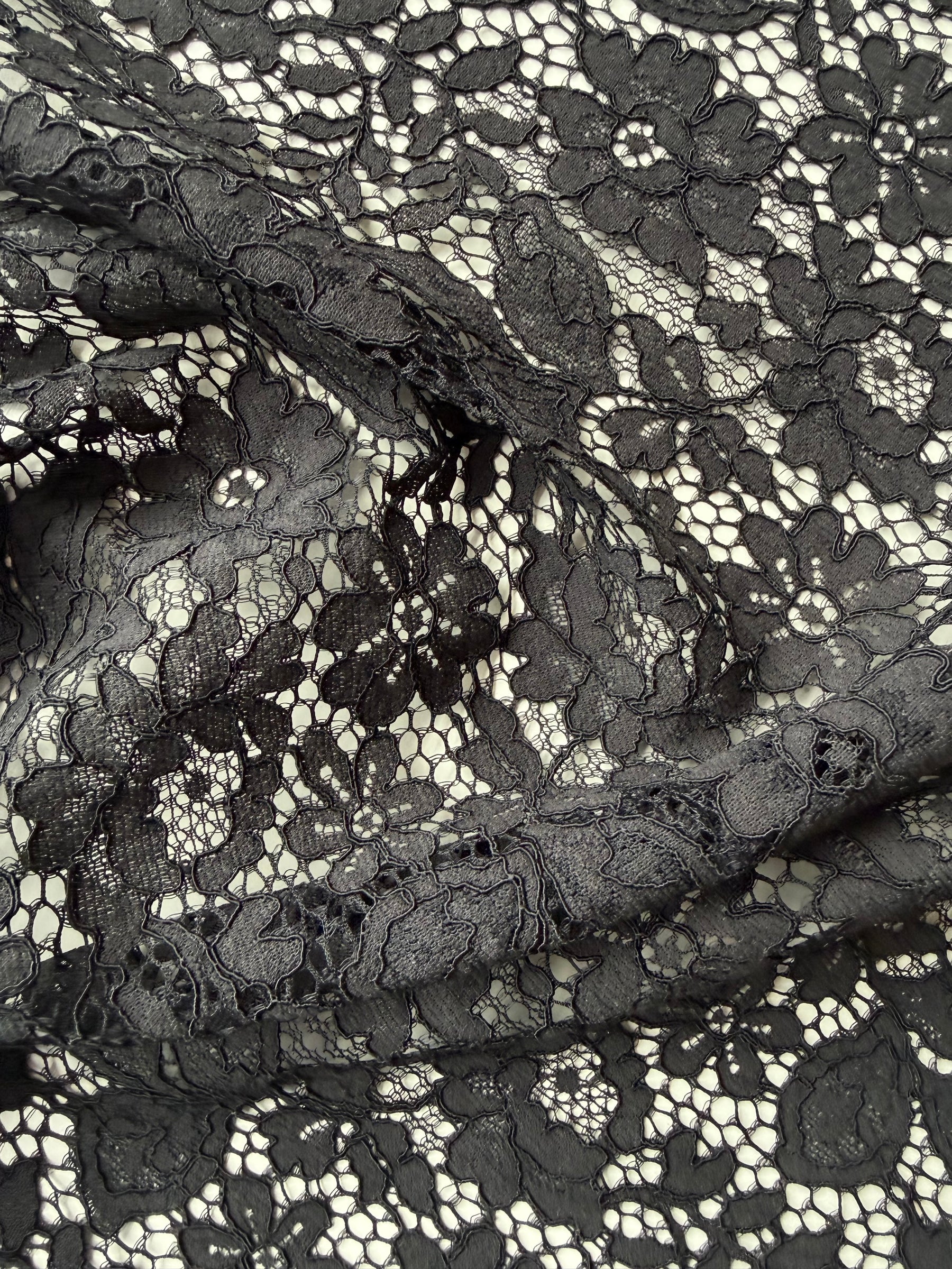 Black Corded Lace - Gothia