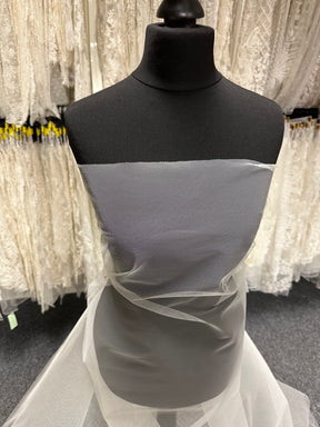 Robe en résille ivoire pâle - Maestro