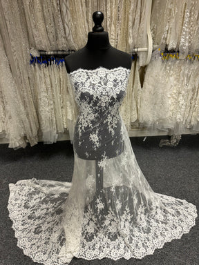 Dentelle cordée ivoire pâle - Eloise