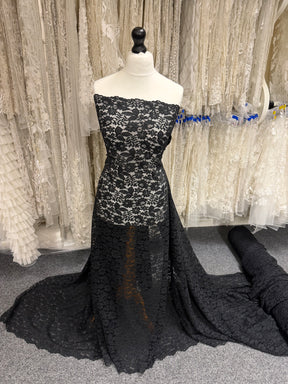 Black Corded Lace - Gothia