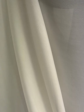 Mousseline de soie ivoire pâle - P787