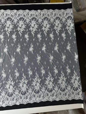 Dentelle cordée ivoire pâle - Eloise