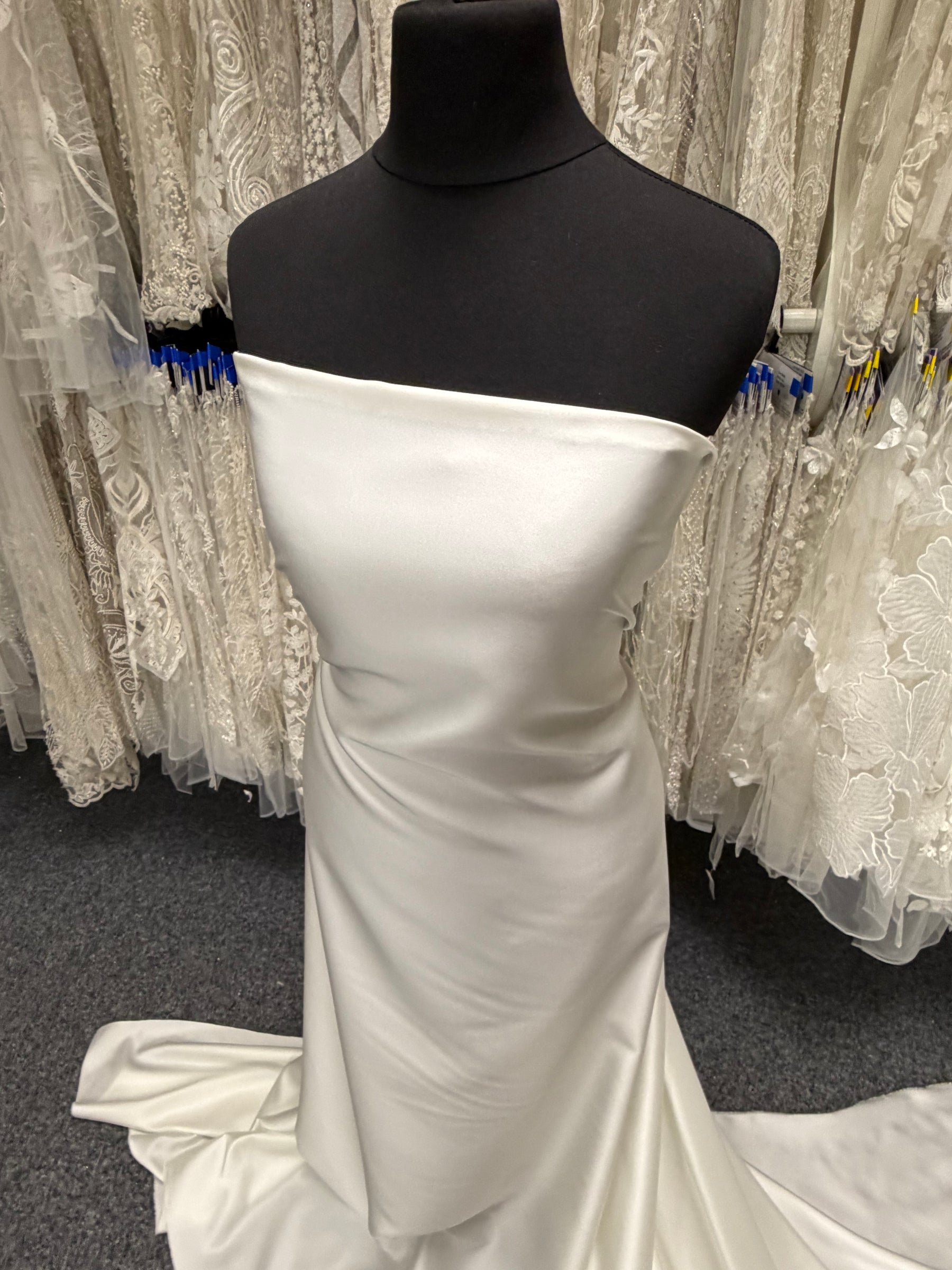 Ivory Italian Duchess Satin - Torino