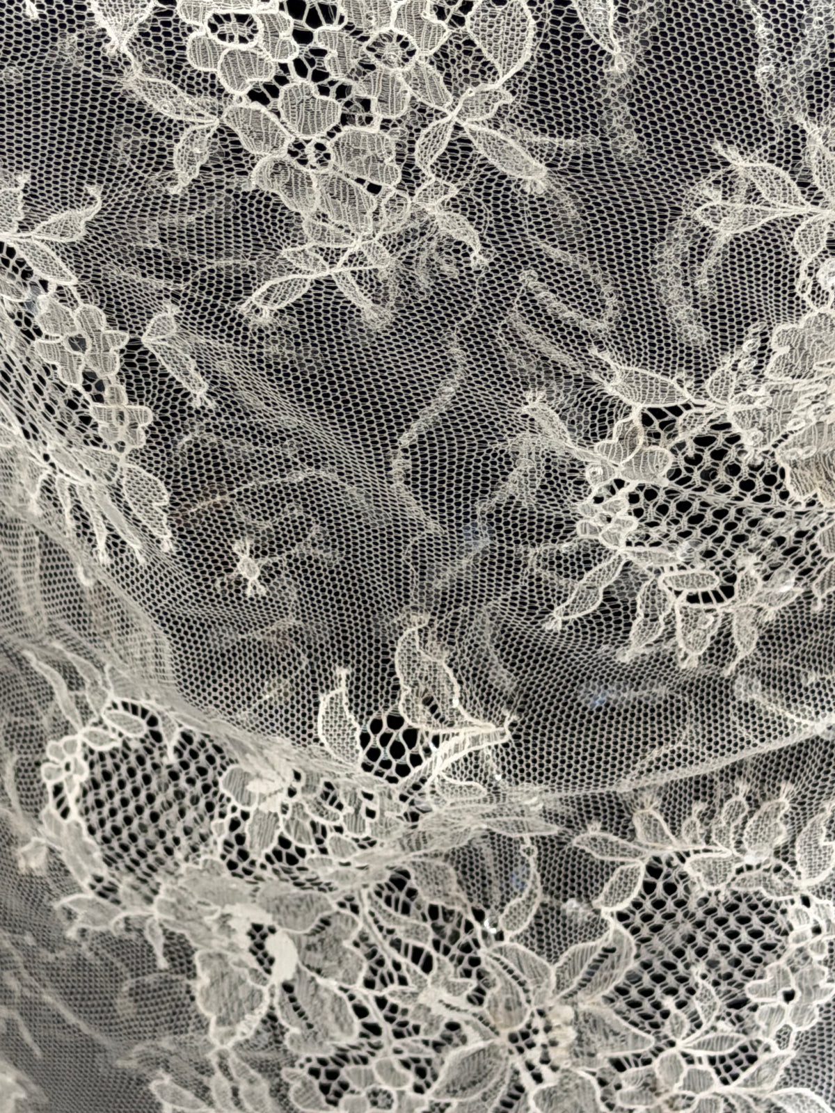 Dentelle Sequins Ivoire - LB6002