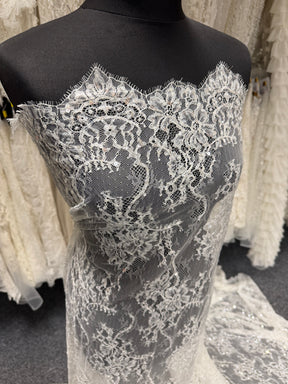 Dentelle Pailletée Ivoire - LB6004