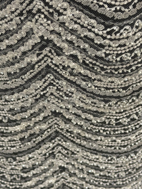 Tulle ivoire perlé - EB1014