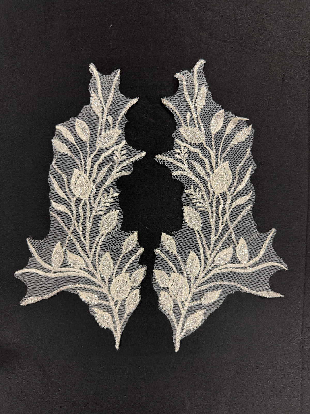 Motif perlé ivoire - MT4006