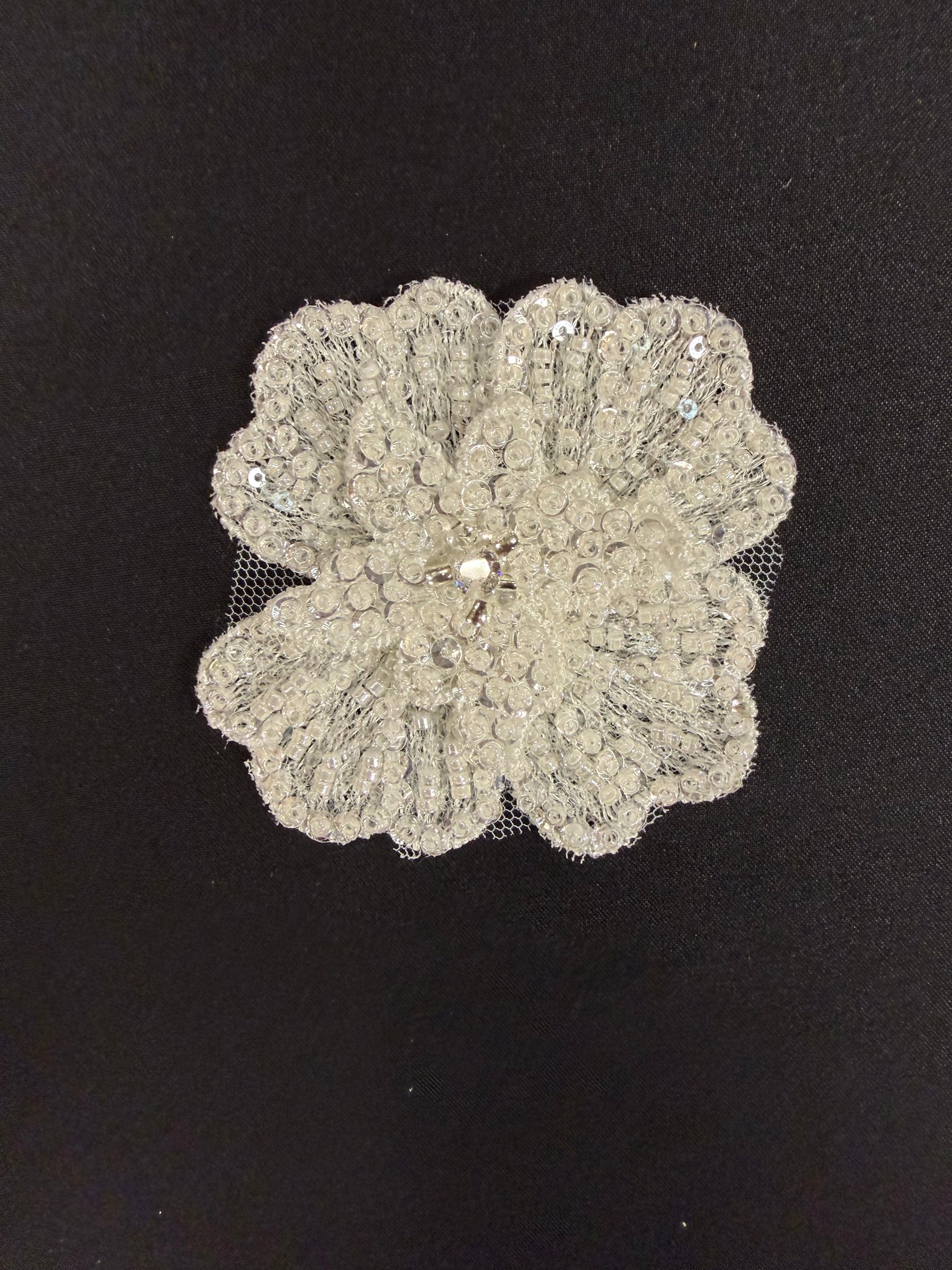 Motif perlé ivoire - MT3006