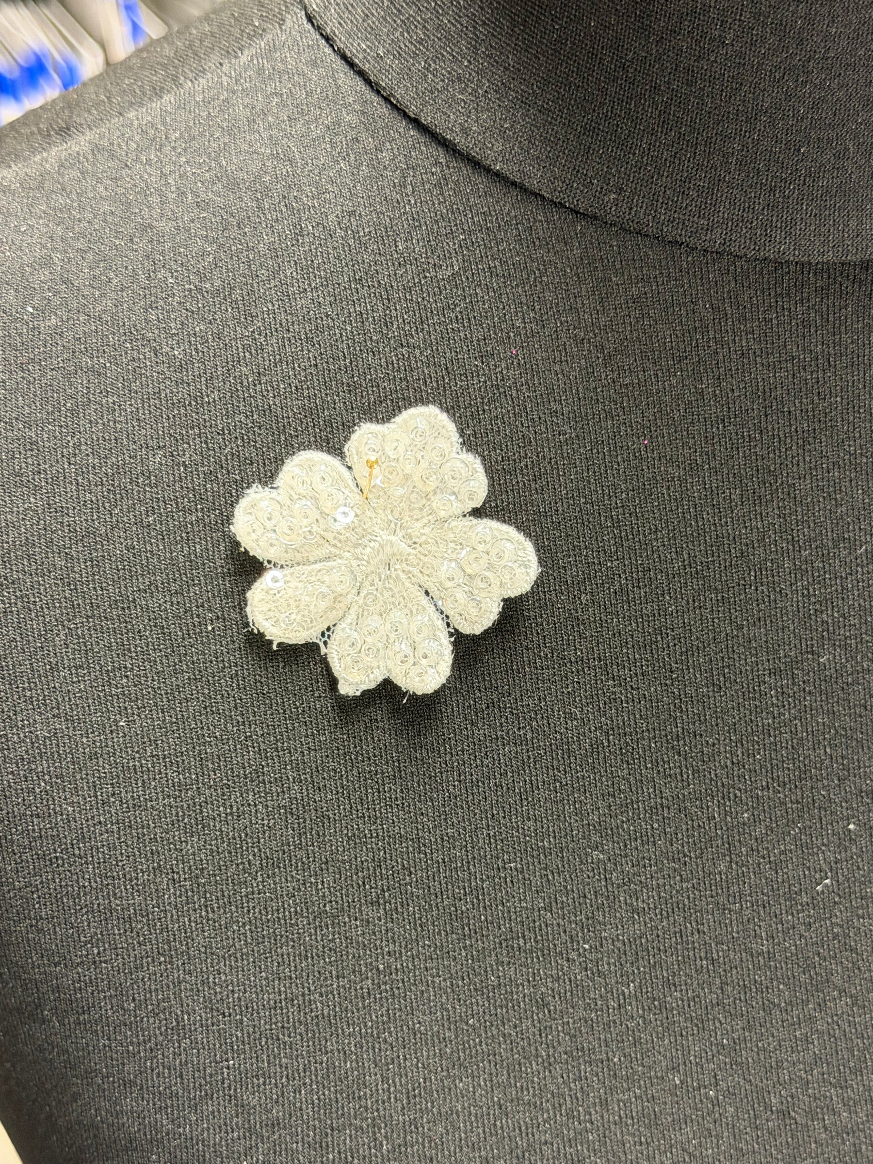 Motif perlé ivoire - MT3005