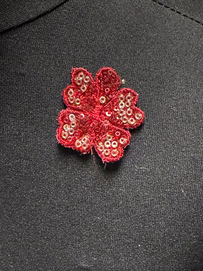 Motif perles rouges - MT3005