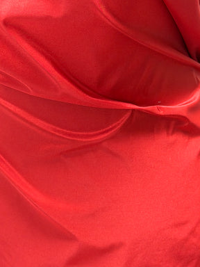 Taffetas de polyester rouge - P599