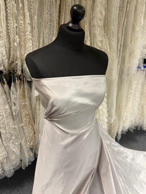 Polyester Taffetas Rose/Bleu Antique - P600